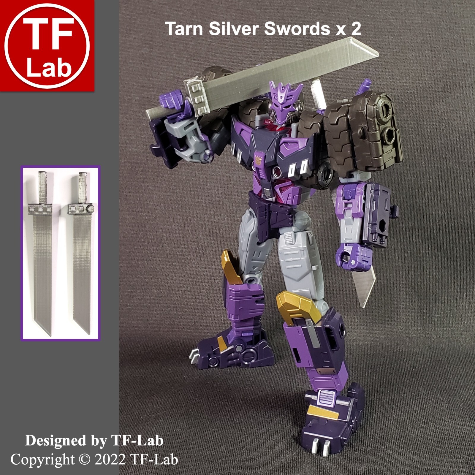Silver Swords Upgrade Kit For Transformers Legacy Evolution