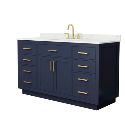 Wyndham Collection WCG262660S-QTZ-US3MXX Beckett TK 60'' - Dark Blue / Giotto