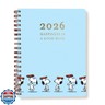Graphique 2026 Spiral Vegan Leather Planner | 18 Month Organizer July 2025 - Dec. 2026 | Weekly and Monthly Spreads | To-Do and Note List | Reminder Stickers | Peanuts - Happiness Is | 8 x 10