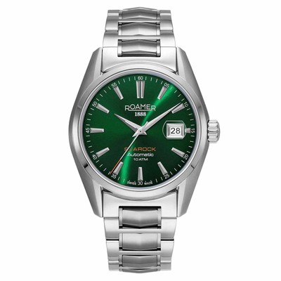 ROAMER ROAMER 210665 41 75 20 SEAROCK AUTOMATIC GREEN DIAL WRISTWATCH