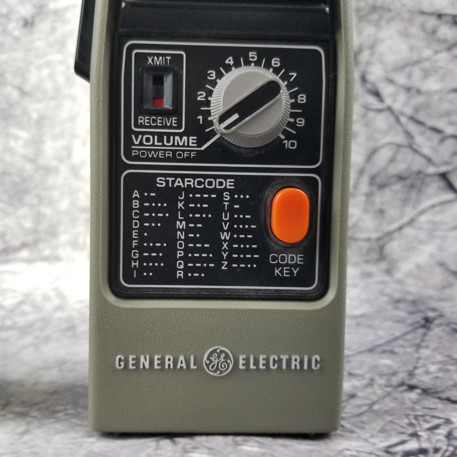 Vintage General Electric Portable Walkie Talkie Radios Morse Code Model 3 5954A