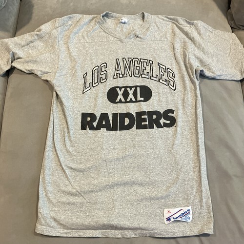 RARE - Vintage - CHAMPION - LOS ANGELES RAIDERS - Gray V
