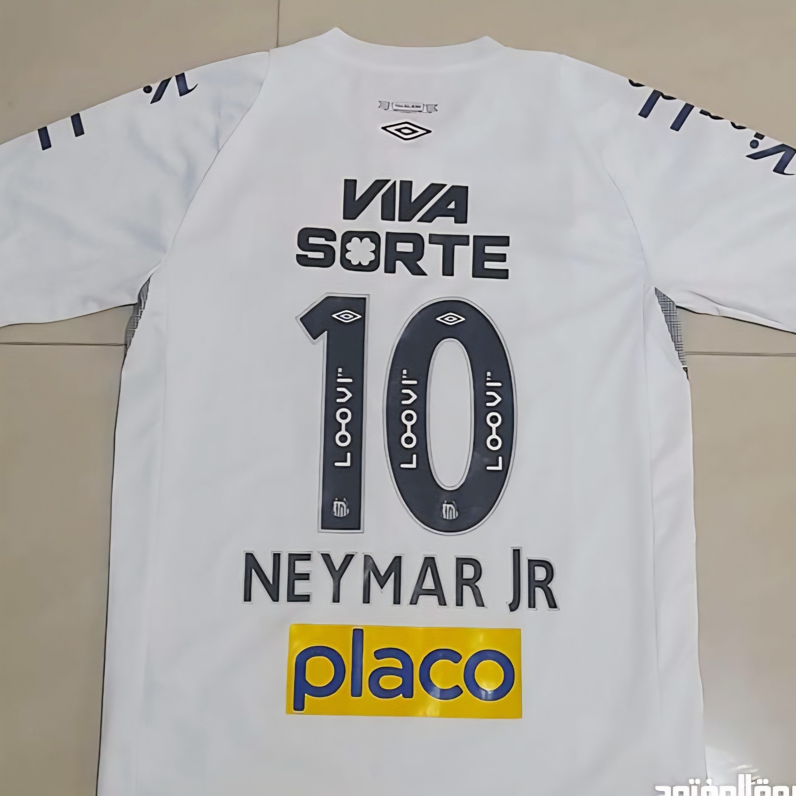 Santos FC 2024-2025 Neymar Jr #10 Umbro Home Jersey Football