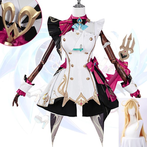 原神 げんしん genshin Escoffierコスプレ衣装Mウィッグ鞋25 Amazon.co.jp: [Plazhen] 原神 エスコフィエ Escoffier コスプレ