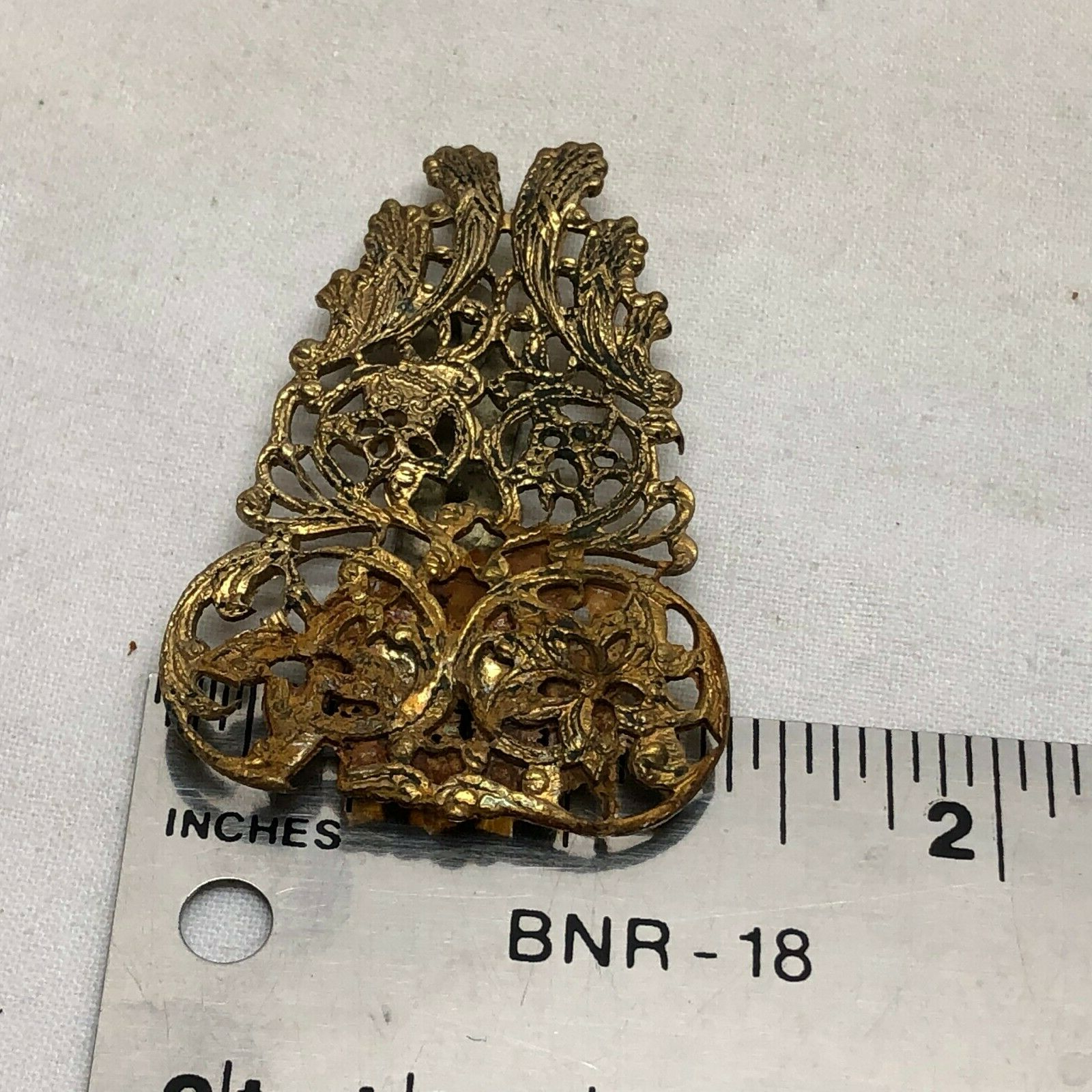 Vintage Ladies Shoe Buckles Metal