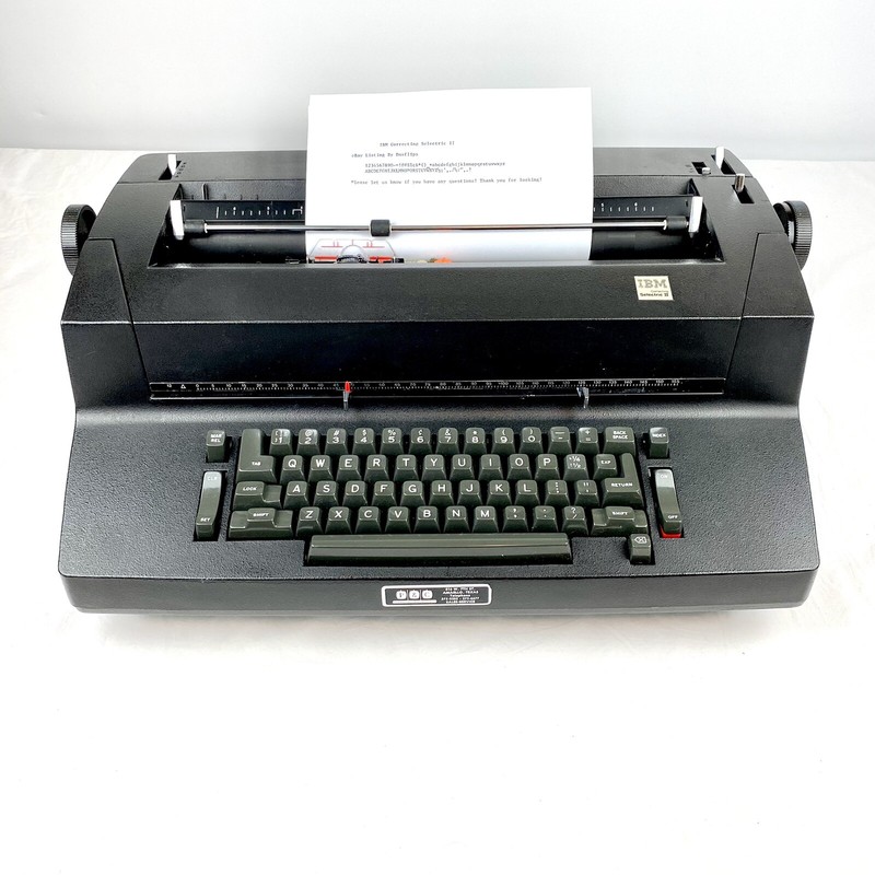 1976 IBM Selectric II on the Typewriter Database
