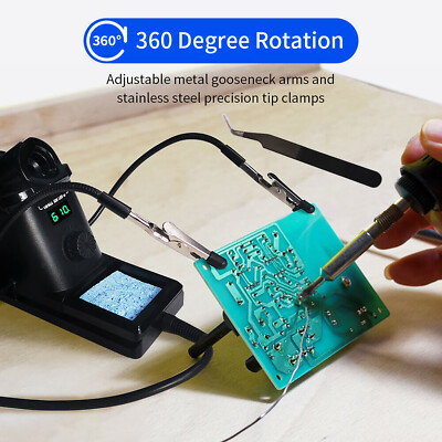 YIHUA 60W Digital SMD Rework Soldering Station Iron Kit LED Digital Display NEW