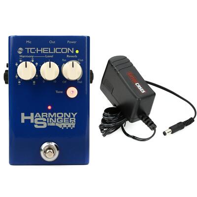 TC-Helicon Harmony Singer 2 Vocal Harmony and Reverb Pedal with Power Supply