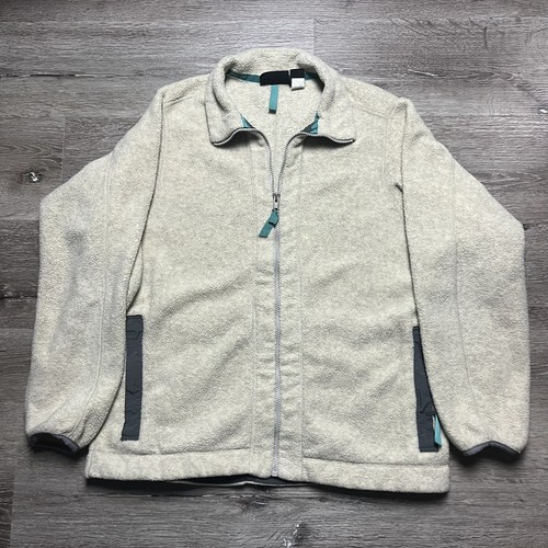 Vintage 90s Patagonia Synchilla Full Zip Fleece Jacket Oatmeal