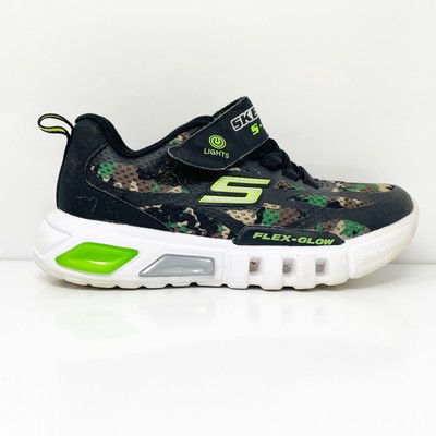 

Skechers Boys S Lights Flex Glow Rondler 400017L Черные кроссовки Кроссовки 11, Черный, S Lights Flex Glow Rondler
