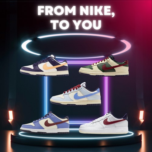 Nike Air Force 1 07 Dunk Low Retro от Nike To You Мужчины Женщины Унисекс Дети Выбор 1