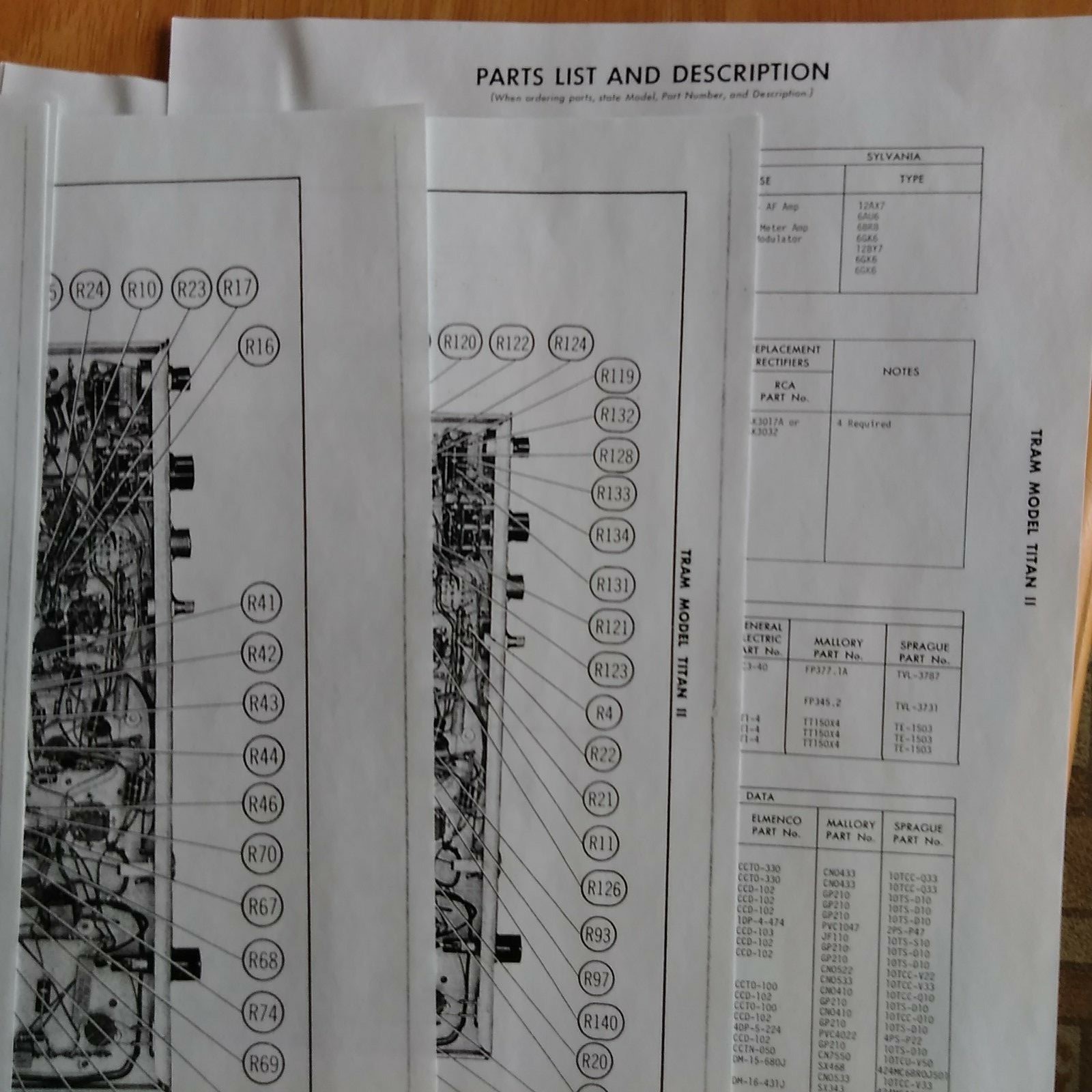 TRAM Titan II **Two versions of the schematic **