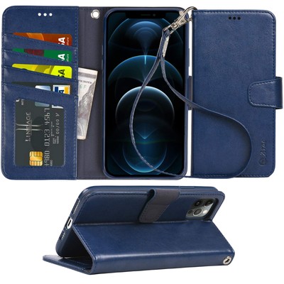 Compatible with iPhone 12 Pro Max Case Wallet Flip Cover with Card Holder and...