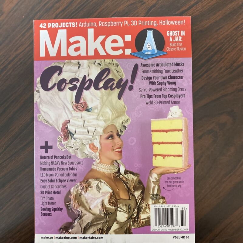 Make: Cosplay! 42 Projects Raspberry Pi 3D Printing