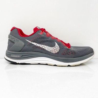 

Nike Mens Lunarglide Plus 5 599160-016 Серые кроссовки для бега, размер 8, Серый, Lunarglide Plus 5