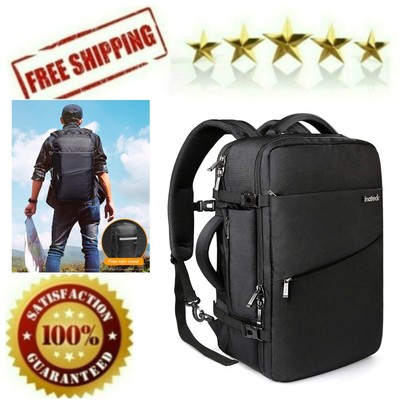 Cabin Luggage Carry On Backpack Travel Flight Approved Business Rucksack Black