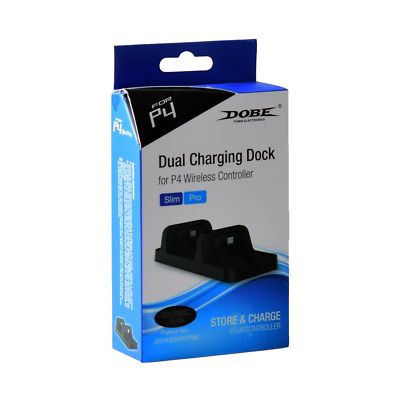 Dual Wireless Controller USB Charger Dock Station for PS4 SLIM PRO Dualshock 4