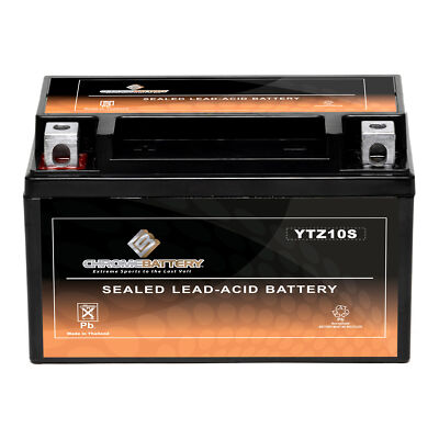 YTZ10S-BS High Performance - Maintenance Free - Sealed AGM Motorcycle Battery