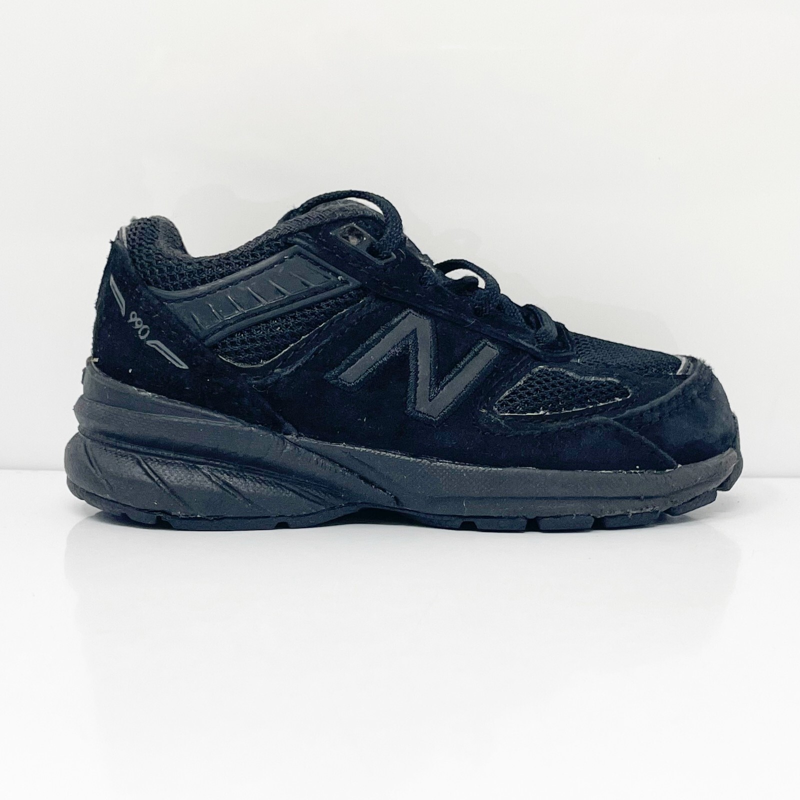 

New Balance Boys 990 V5 IC990NR5 Черные кроссовки для бега Размер 6 W, Черный, 990 V5