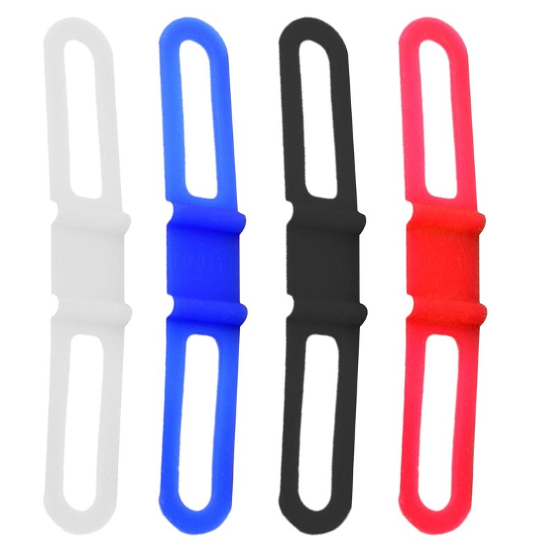 Flashlight Holder Tie Bike Light Holder Stand Silicone Strap
