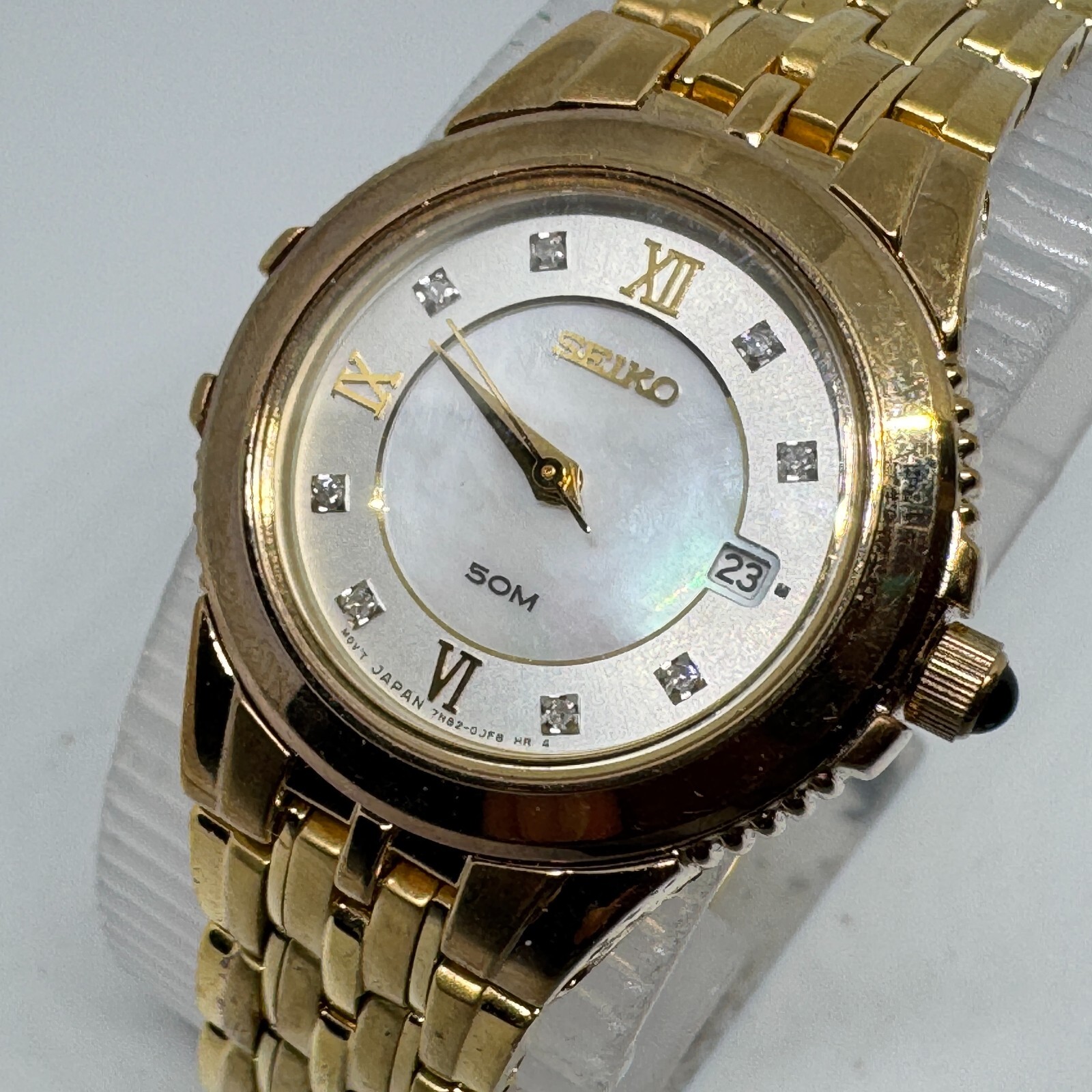SEIKO 4n30-00h0 ゴールド/ブラック SEIKO 4n30-00h0 ゴールド/ブラック - メルカリ