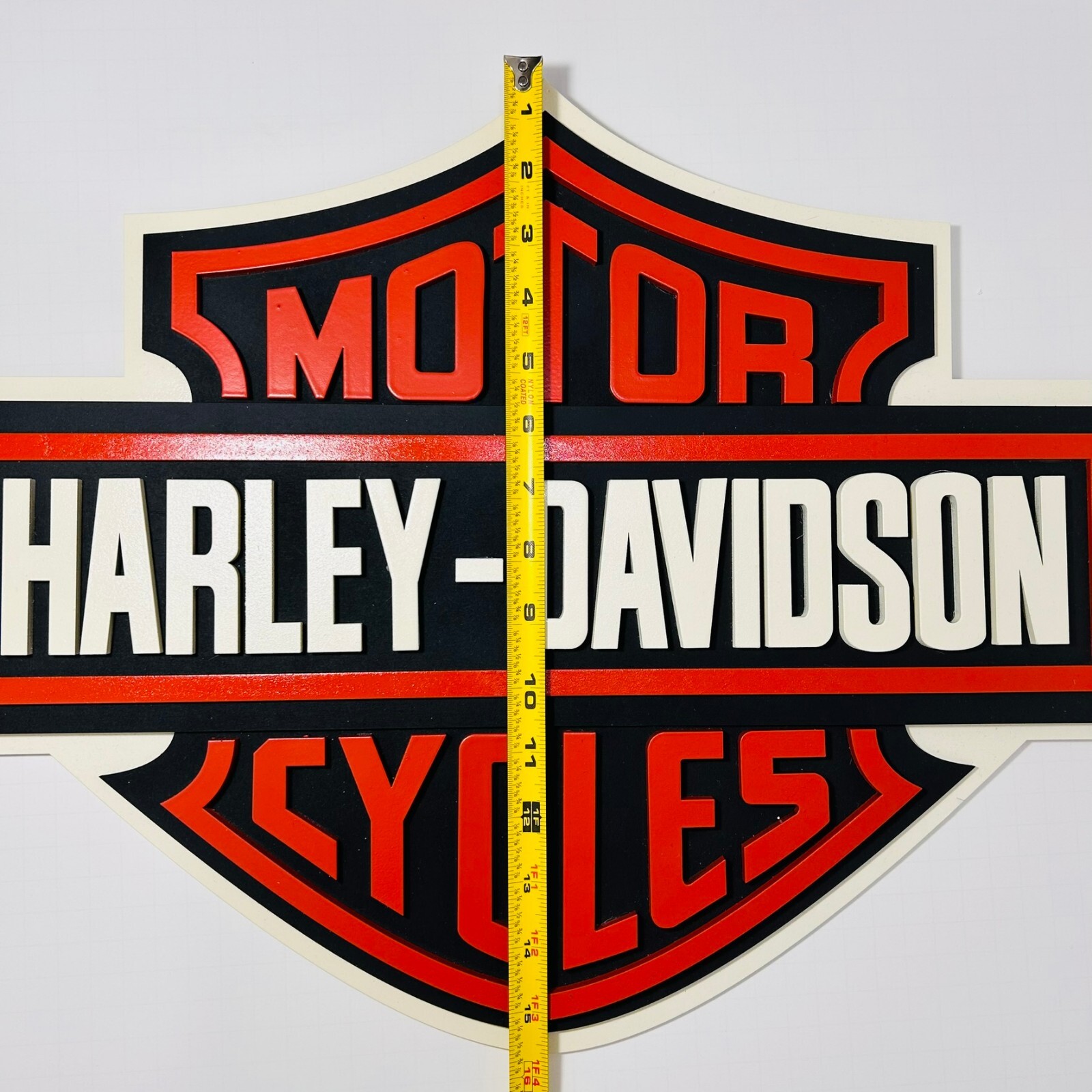 Harley Davidson 3D Wall Art, Multi Layer Wood, For Man Cave, Home Office Decor