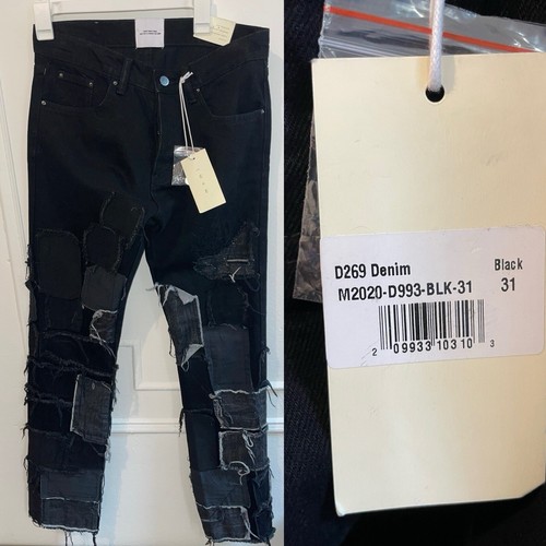 コート【blugirl】 Patchwork Jeans (WJ-P012-051-BLACK-MIX)