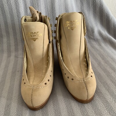 GRAF Edmonton Special Figure Skate beige suede size 3