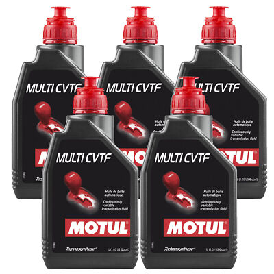 Motul 105785 MULTI CVTF 5L Automatic Technosynthese Transmission Fluid (5 x 1L)