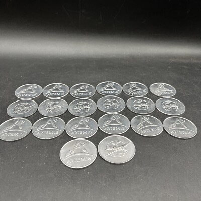 20x NASA ARTEMIS ALUMINUM COIN SPACE MISSION TOKEN