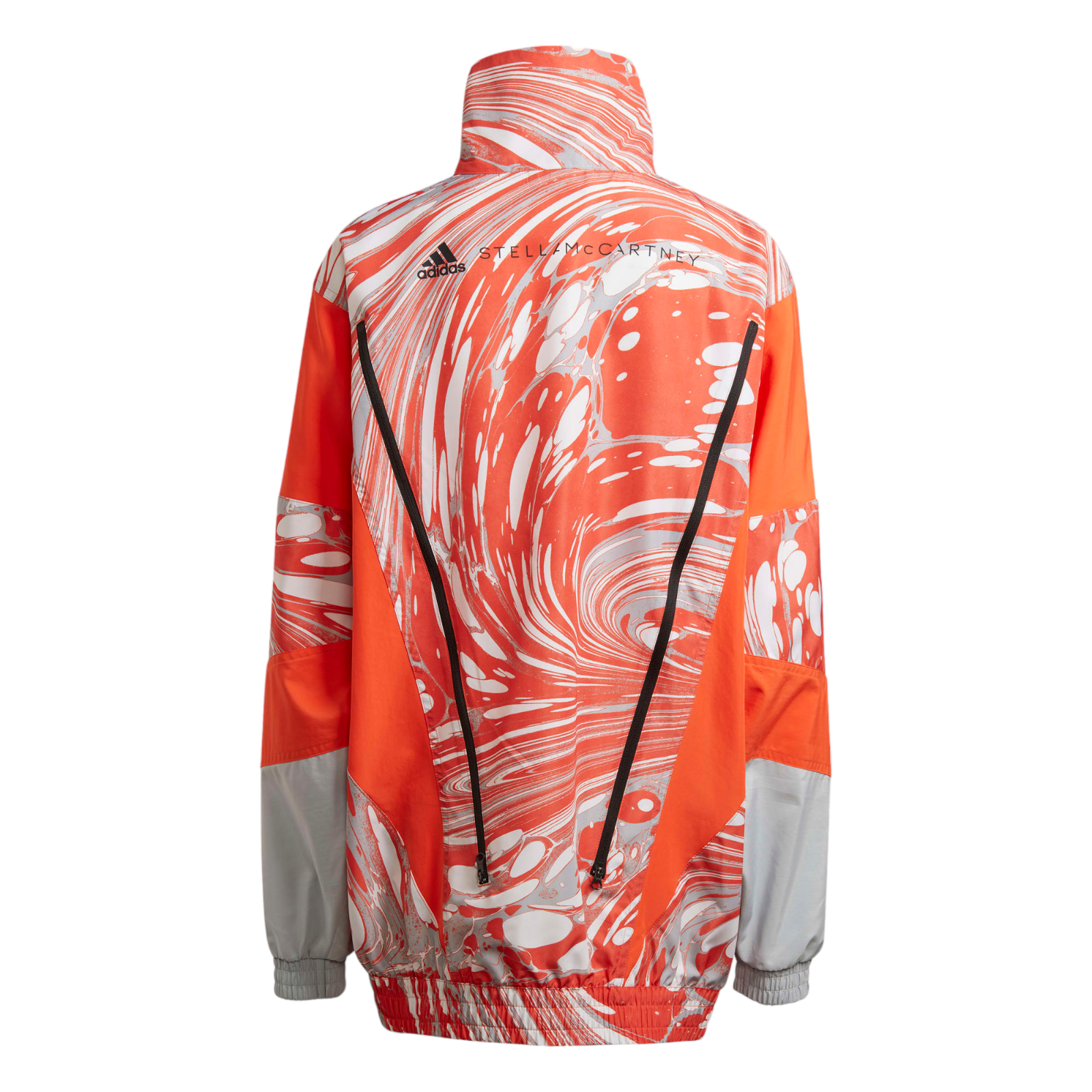 Adidas by Stella McCartney Orange Printed Woven Track Top