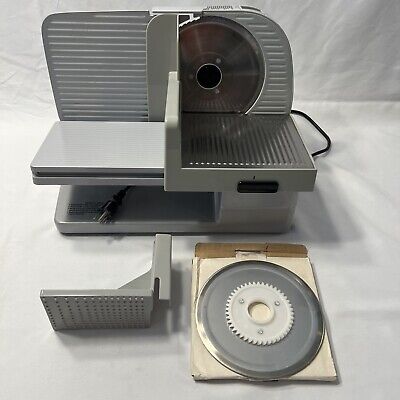 Chef's Choice 610 Premium Electric Food Slicer w/ 2 Blades - Tested Works Great!