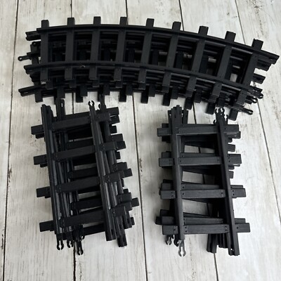 Blue Hat North Pole Junction Christmas Train Set Replacement Track 18 pc 6 curve