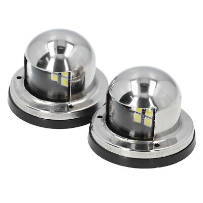 12VDC 112.5° White LED Marine Navigation Lights Boat Anchor Lights Stern Lights