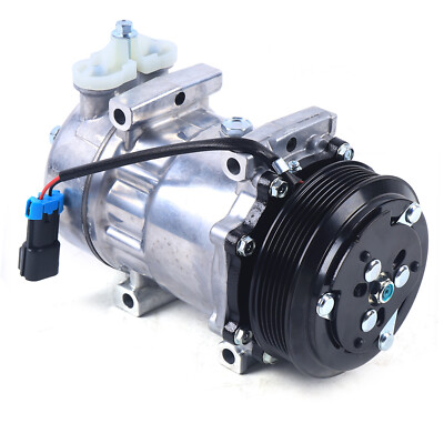 Fit Peterbilt & Kenworth T660 T800 4039 4424 4731 A/C AC Compressor with Clutch 