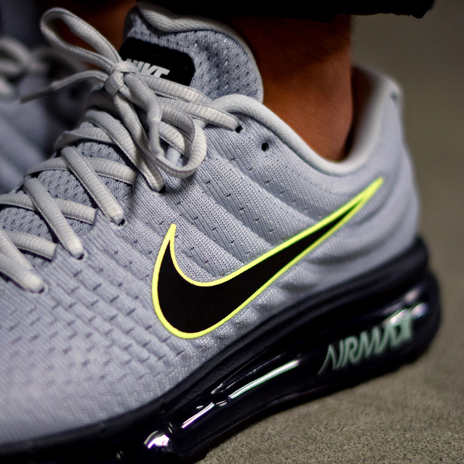 Nike Air Max 2017 Shoes Wolf Gray Black 