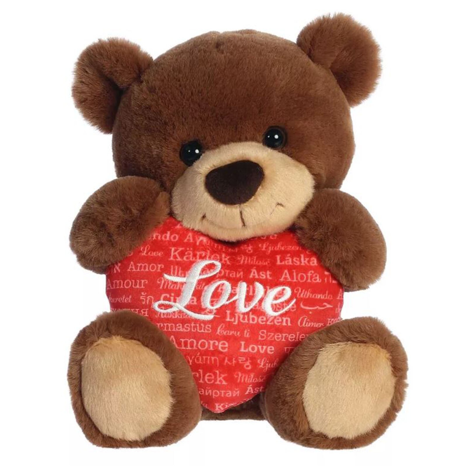 Aurora Universal Love Bear Коричневая 11-дюймовая плюшевая фигурка НОВАЯ