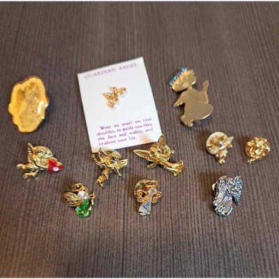 Angel Pin Lot of 12 Tack Scatter Lapel Bags Hats Coat Scarf Gift Add-on