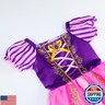 SYoimy Princess Dress for Girls Princess Dress Up Costume Birthday Party Halloween Cosplay Costume with Accessories
