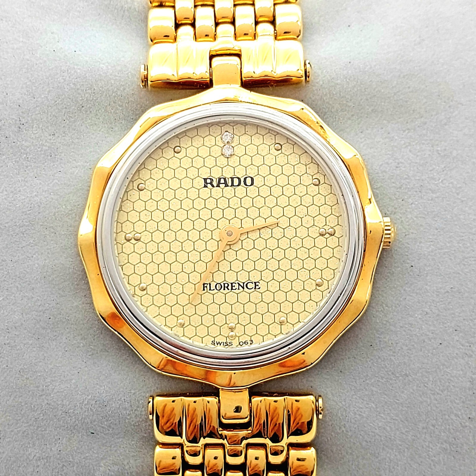 Ladies Rado 133.3660.2 Florence Classic Honeycomb Diamonds