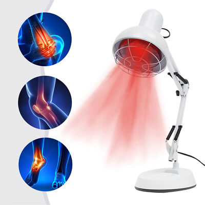 Infrared Lamp, Near Infrared Red Light Therapy Heat Lamp with Stand for Relieve