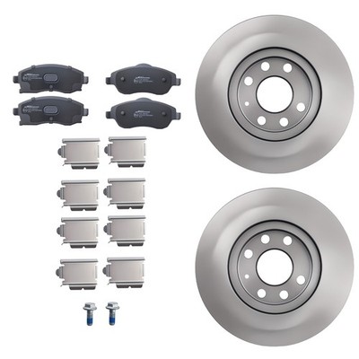 Discos Freno 260mm + Pastillas for Opel Corsa C/Combo 1.2L 1.4L 1.6L 1.7L