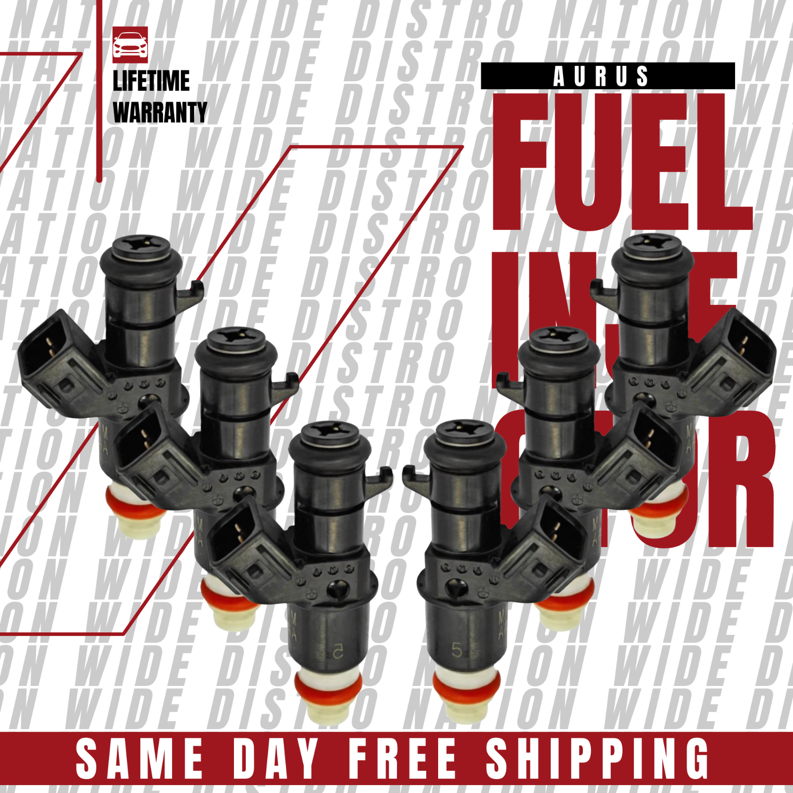 TEST REPORT 6x AURUS Fuel Injectors for 2004-2008 Acura TL 3.2L V6 OEM Parts