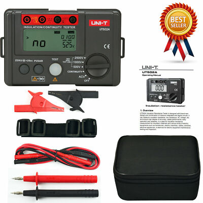 UNI-T UT502A Insulation Resistance Tester meter Megohmmeter Voltmeter Continu  K