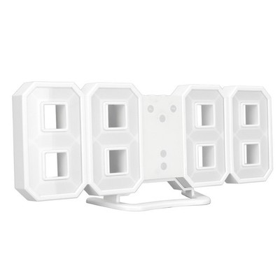 3D LED Digital Clock Dimmable Snooze Time Memory 12/24 Date Temperature Nigh NEW