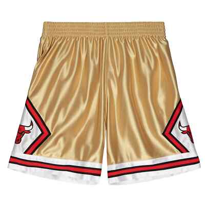 Золотые шорты Mitchell & Ness NBA Chicago Bulls 1997-98 к 75-летию Swingman