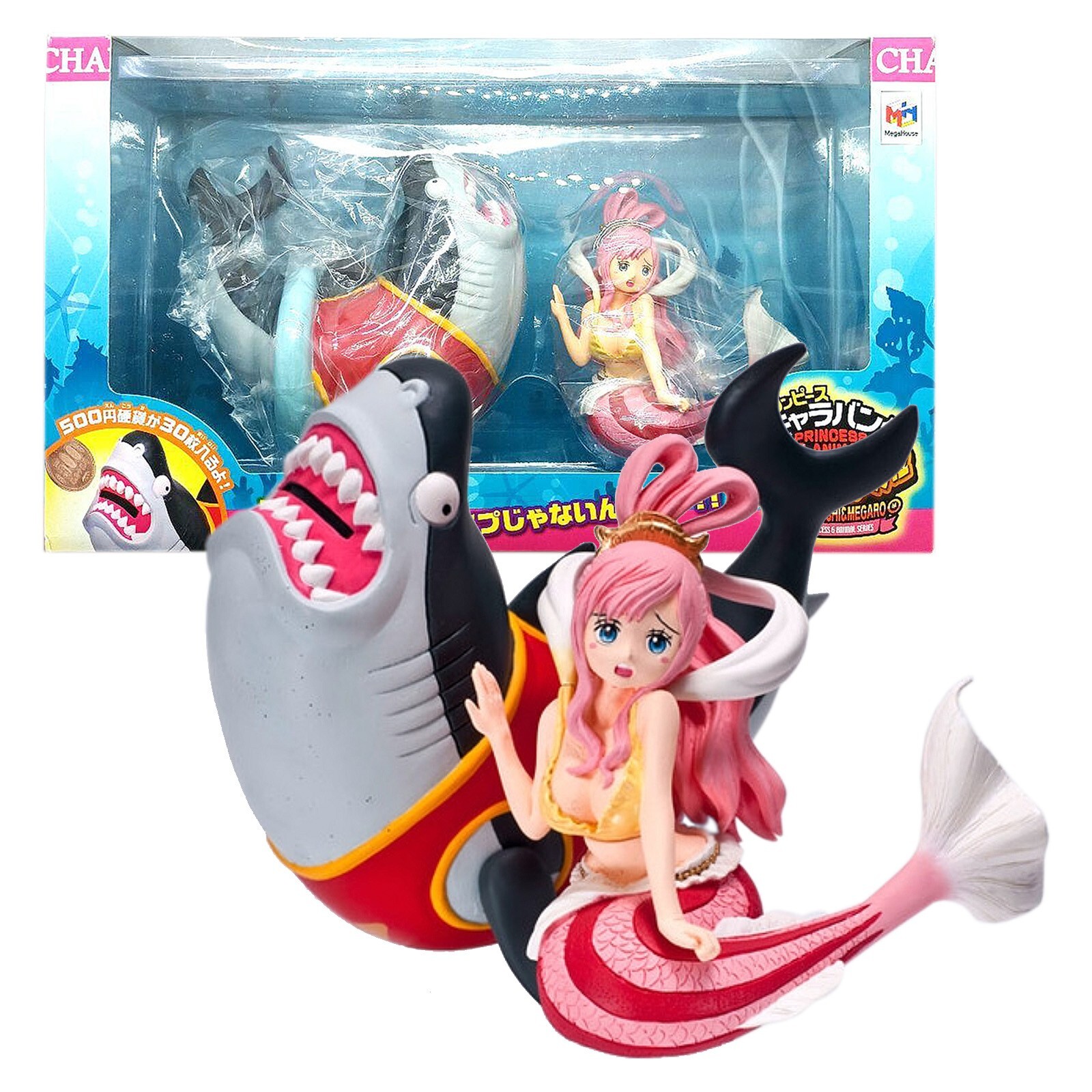 MegaHouse Chara Piggy Bank ONE PIECE Princess Shirahoshi Megalo