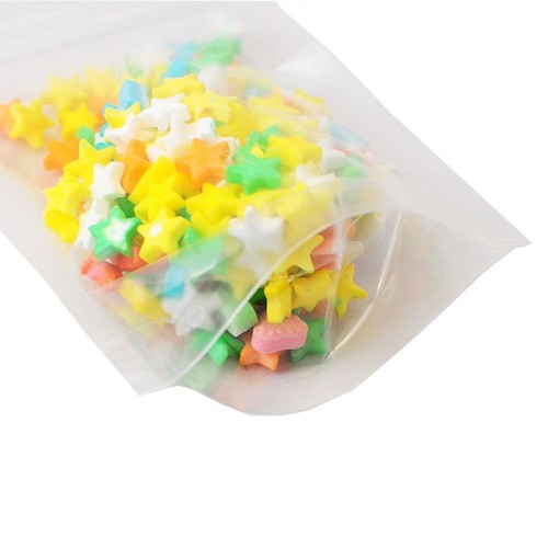 Clear Plastic Storage Bags Food Safe Packaging Heat Seal Pouches for Snacks