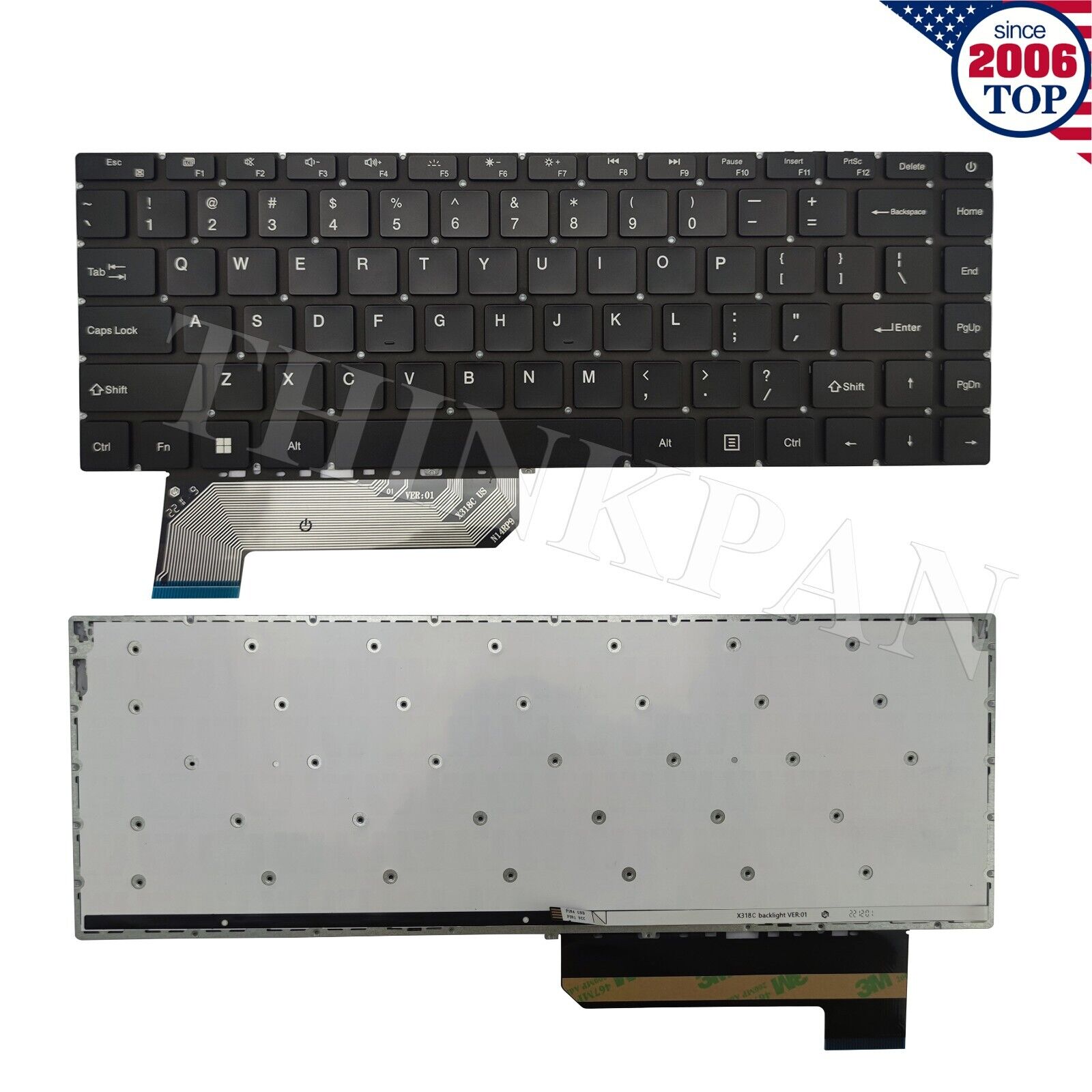 New US Backlit Keyboard for Gateway GWTN141-2 GWTN141-3 GWTN141-4 MB3181017