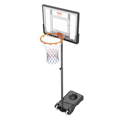 VEVOR 32" Basketball Hoop Adjustable Height Backboard System for Outdoor Indoor